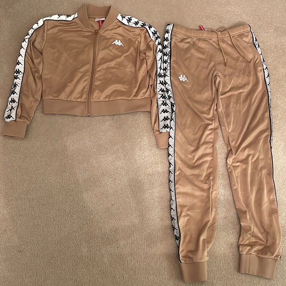 Tan Reflextive Kappa Sweatsuit